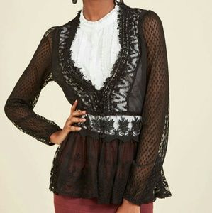 Delicate Lace Jacket/Blouse